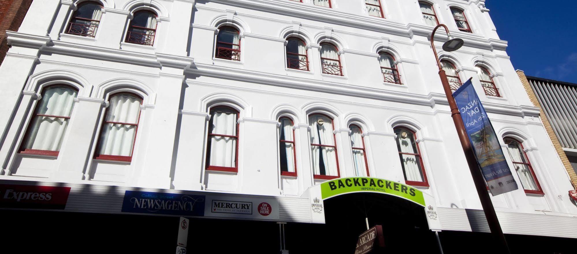 Backpackers Imperial Hotel Hobart Buitenkant foto